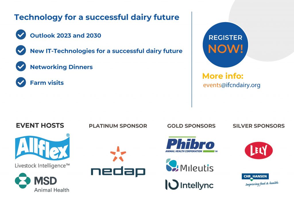 20th IFCN Supporter Conference | Netanya, Israel  |  4-6 September, 2022  |  Technology for a successful dairy future | Hybrid event